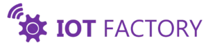 iot factory logo purple