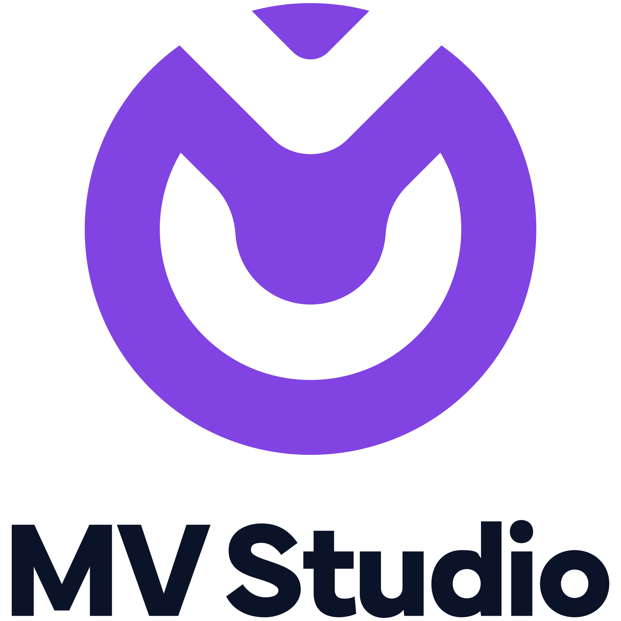 logo mv studio color dark vertical