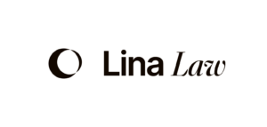 logo lina law full white